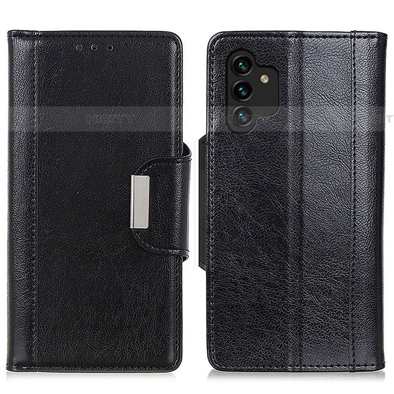 Custodia Portafoglio In Pelle Cover con Supporto M01L per Samsung Galaxy A04s Nero