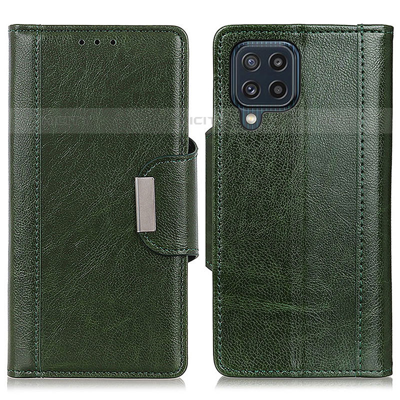 Custodia Portafoglio In Pelle Cover con Supporto M01L per Samsung Galaxy M32 4G Verde