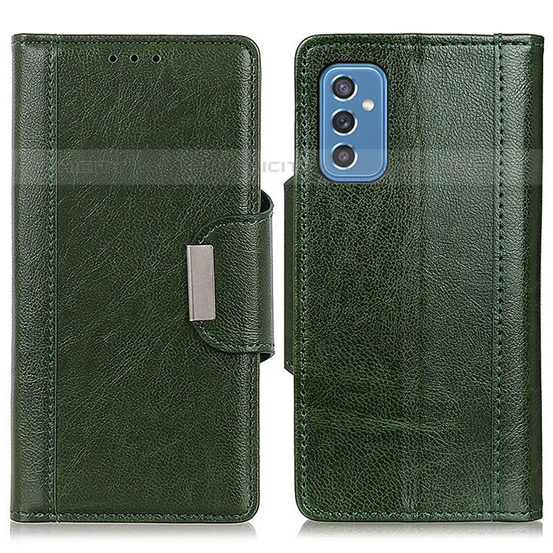 Custodia Portafoglio In Pelle Cover con Supporto M01L per Samsung Galaxy M52 5G Verde