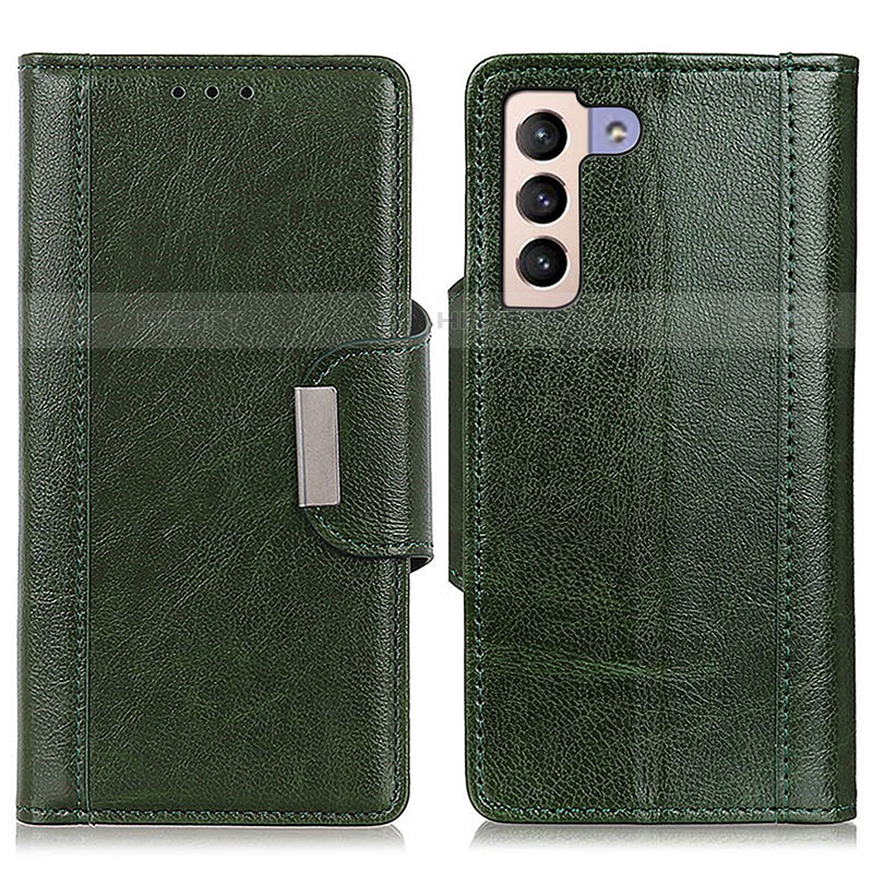 Custodia Portafoglio In Pelle Cover con Supporto M01L per Samsung Galaxy S22 Plus 5G Verde