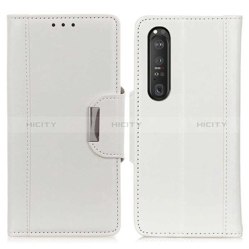 Custodia Portafoglio In Pelle Cover con Supporto M01L per Sony Xperia 1 III