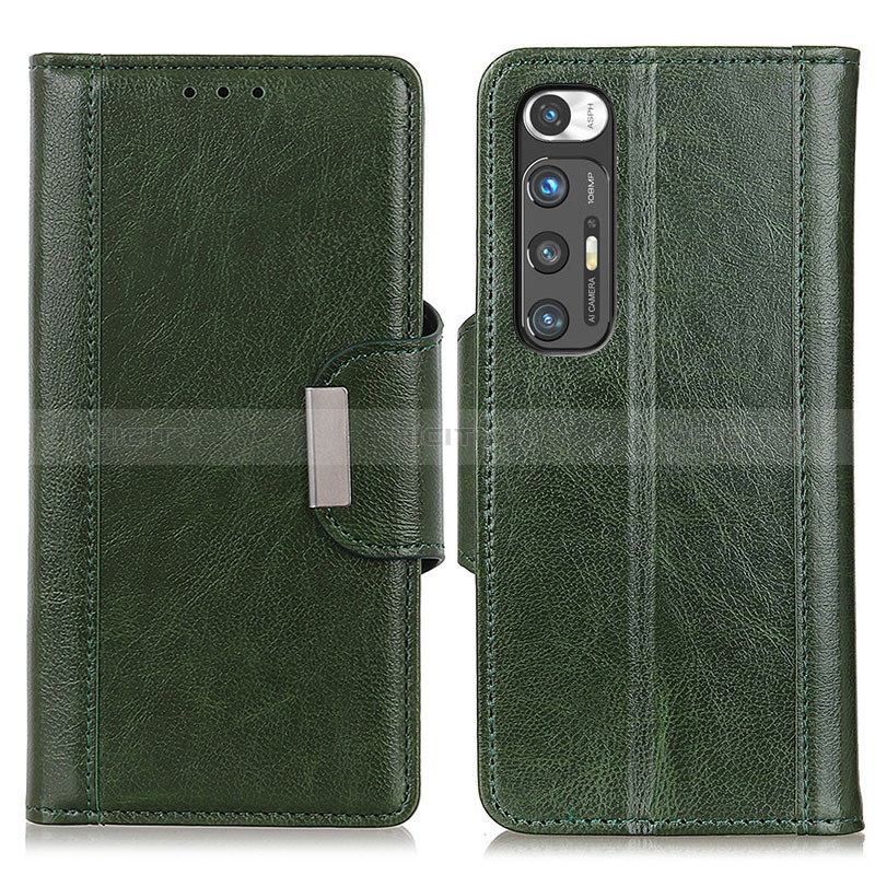 Custodia Portafoglio In Pelle Cover con Supporto M01L per Xiaomi Mi 10S 5G Verde