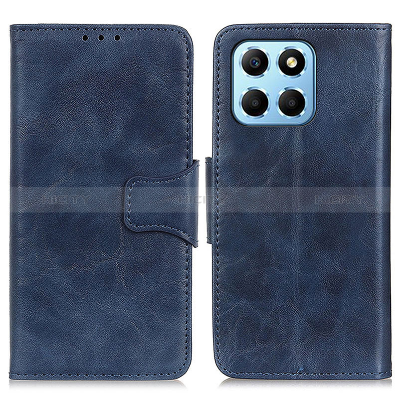 Custodia Portafoglio In Pelle Cover con Supporto M02L per Huawei Honor X6 Blu