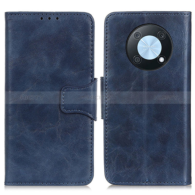 Custodia Portafoglio In Pelle Cover con Supporto M02L per Huawei Nova Y90 Blu