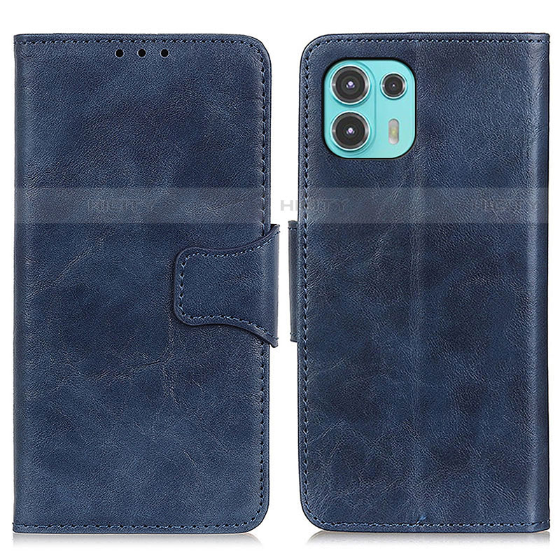 Custodia Portafoglio In Pelle Cover con Supporto M02L per Motorola Moto Edge 20 Lite 5G Blu