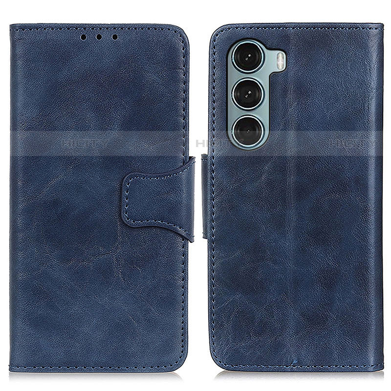 Custodia Portafoglio In Pelle Cover con Supporto M02L per Motorola Moto Edge S30 5G Blu