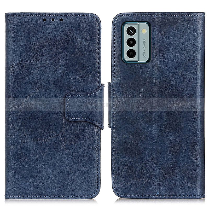 Custodia Portafoglio In Pelle Cover con Supporto M02L per Nokia G22 Blu