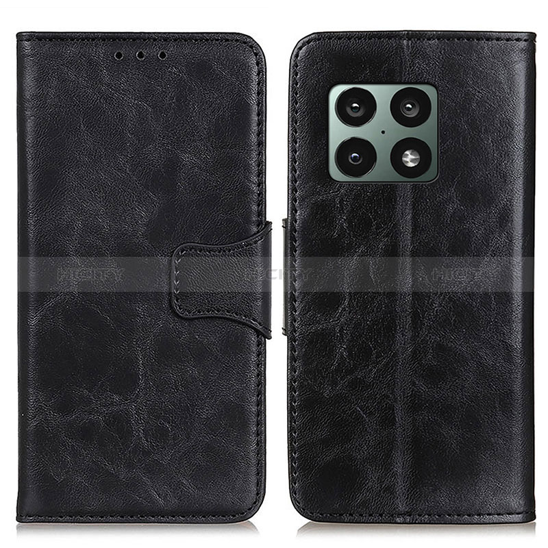 Custodia Portafoglio In Pelle Cover con Supporto M02L per OnePlus 10 Pro 5G Nero