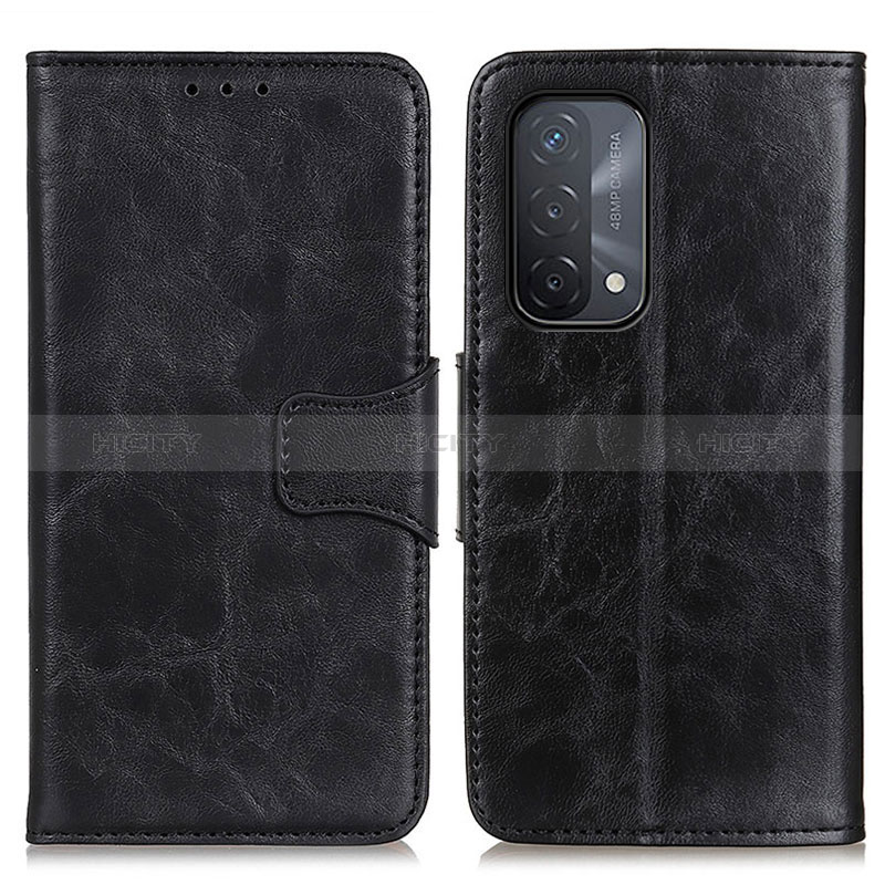 Custodia Portafoglio In Pelle Cover con Supporto M02L per Oppo A74 5G Nero