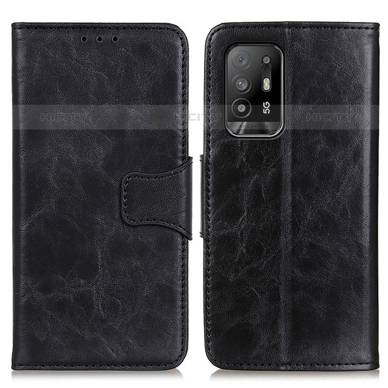 Custodia Portafoglio In Pelle Cover con Supporto M02L per Oppo A94 5G Nero