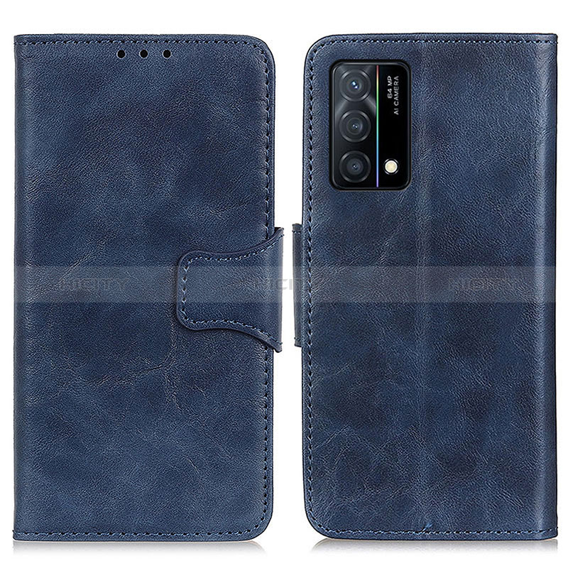 Custodia Portafoglio In Pelle Cover con Supporto M02L per Oppo K9 5G Blu