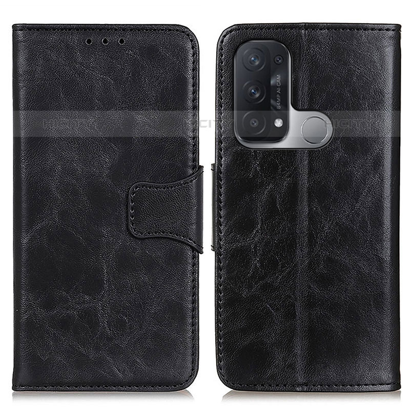 Custodia Portafoglio In Pelle Cover con Supporto M02L per Oppo Reno5 A Nero