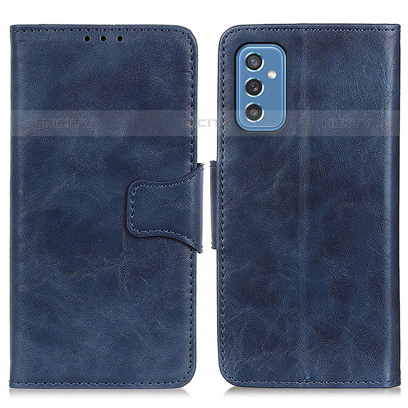 Custodia Portafoglio In Pelle Cover con Supporto M02L per Samsung Galaxy M52 5G Blu