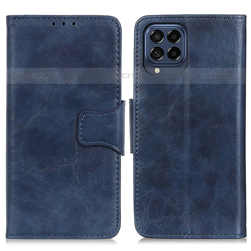 Custodia Portafoglio In Pelle Cover con Supporto M02L per Samsung Galaxy M53 5G Blu