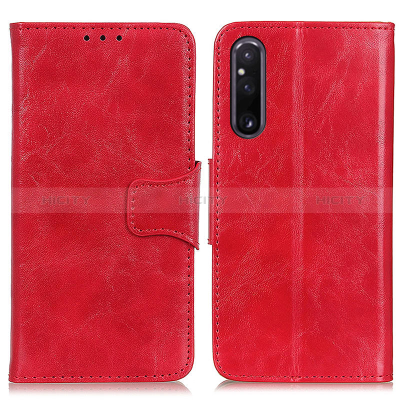 Custodia Portafoglio In Pelle Cover con Supporto M02L per Sony Xperia 1 V