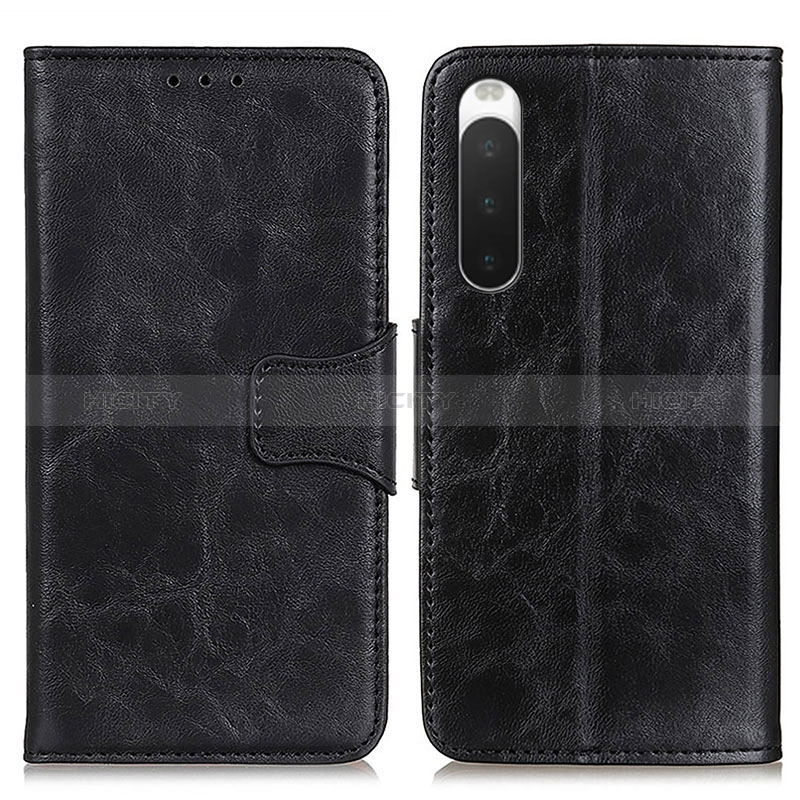 Custodia Portafoglio In Pelle Cover con Supporto M02L per Sony Xperia 10 V