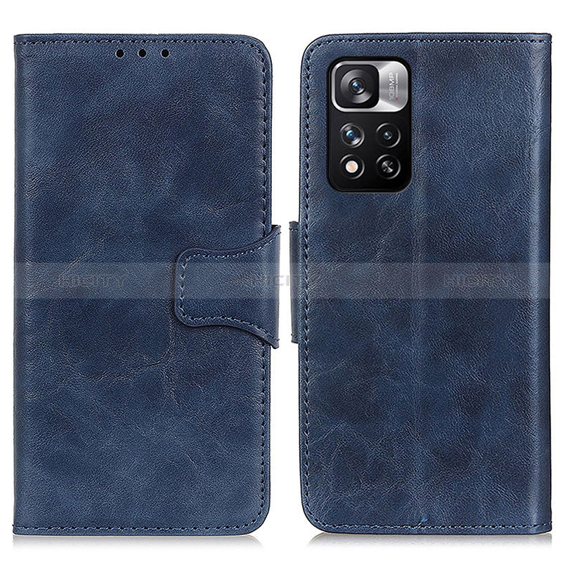 Custodia Portafoglio In Pelle Cover con Supporto M02L per Xiaomi Mi 11i 5G (2022) Blu