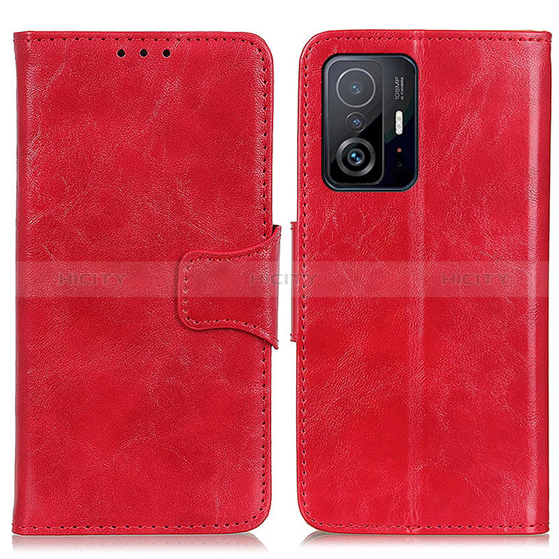 Custodia Portafoglio In Pelle Cover con Supporto M02L per Xiaomi Mi 11T 5G Rosso