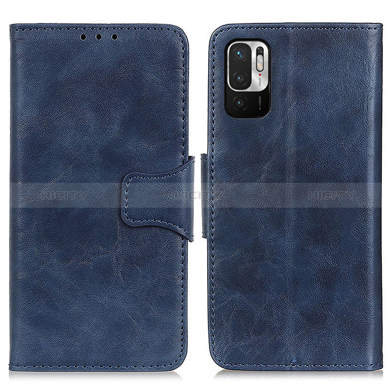 Custodia Portafoglio In Pelle Cover con Supporto M02L per Xiaomi Redmi Note 10 JE 5G Blu