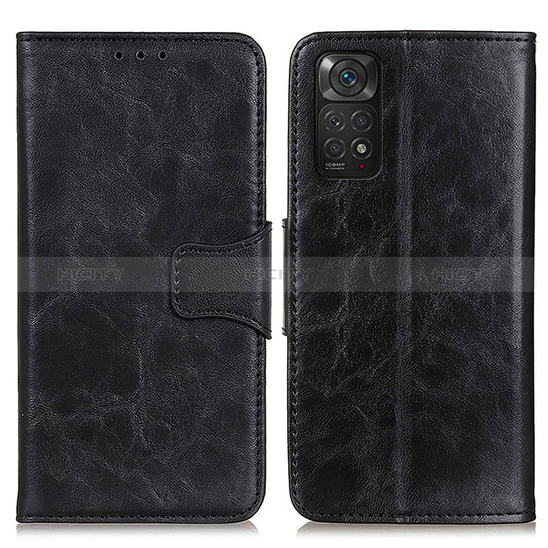 Custodia Portafoglio In Pelle Cover con Supporto M02L per Xiaomi Redmi Note 11 4G (2022) Nero