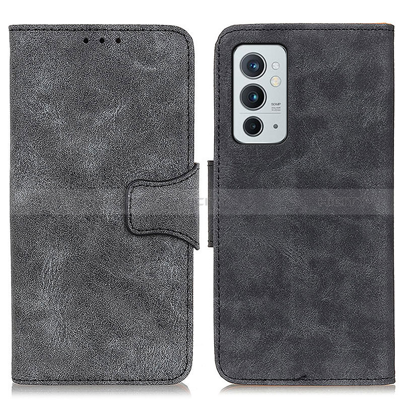 Custodia Portafoglio In Pelle Cover con Supporto M03L per OnePlus 9RT 5G Nero