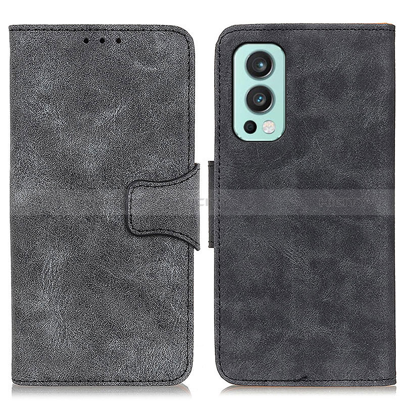 Custodia Portafoglio In Pelle Cover con Supporto M03L per OnePlus Nord 2 5G Nero