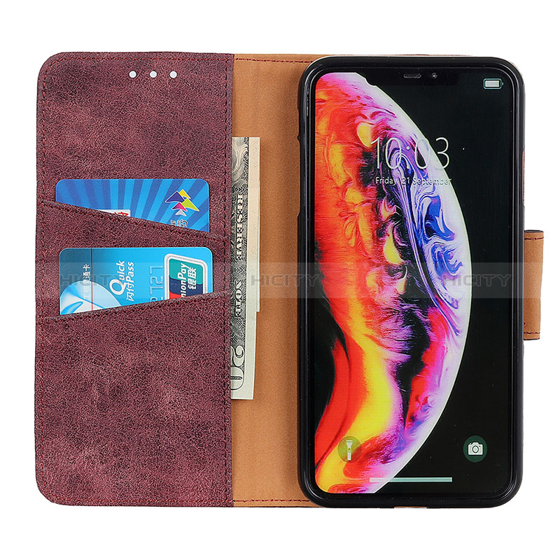 Custodia Portafoglio In Pelle Cover con Supporto M03L per Sony Xperia Ace II SO-41B