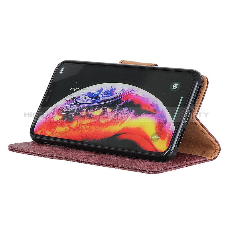 Custodia Portafoglio In Pelle Cover con Supporto M03L per Sony Xperia Ace II SO-41B