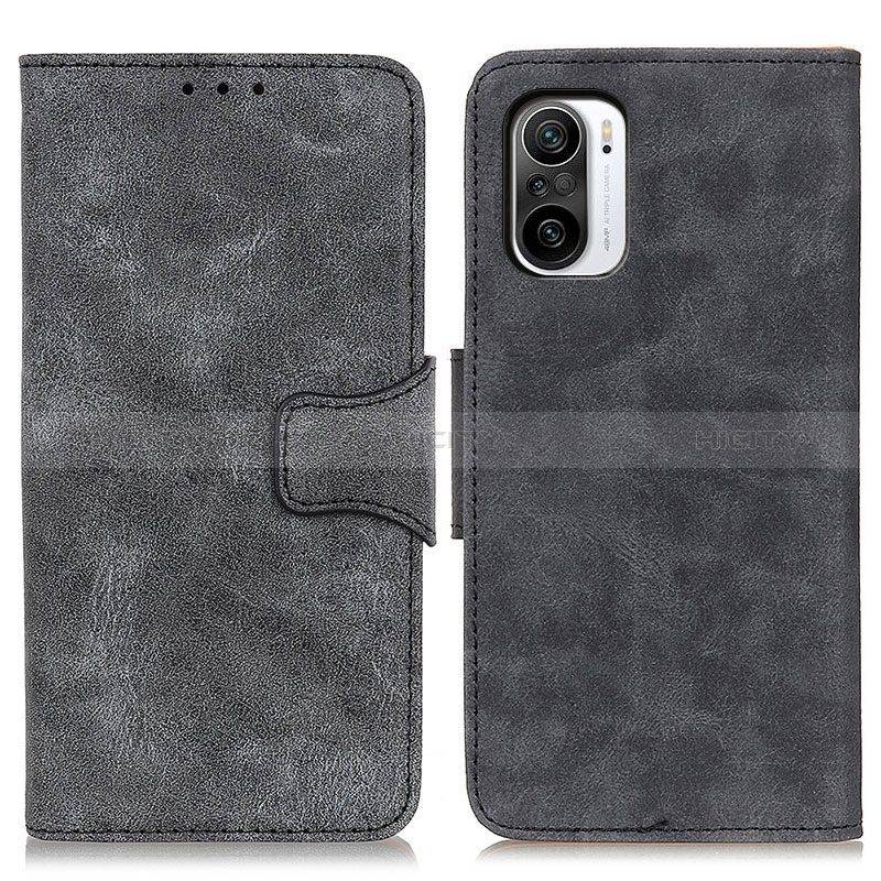 Custodia Portafoglio In Pelle Cover con Supporto M03L per Xiaomi Poco F3 5G Nero