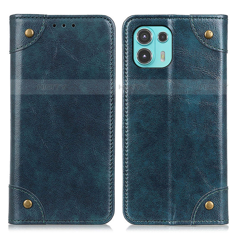 Custodia Portafoglio In Pelle Cover con Supporto M04L per Motorola Moto Edge 20 Lite 5G Blu