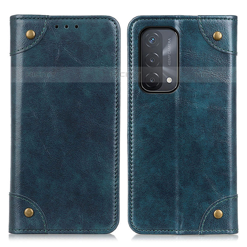 Custodia Portafoglio In Pelle Cover con Supporto M04L per OnePlus Nord N200 5G Blu