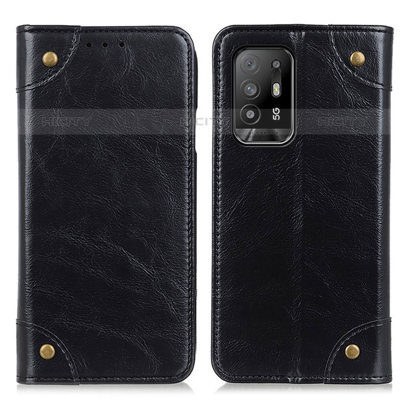 Custodia Portafoglio In Pelle Cover con Supporto M04L per Oppo A94 5G Nero