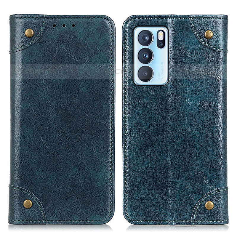 Custodia Portafoglio In Pelle Cover con Supporto M04L per Oppo Reno6 Pro 5G India