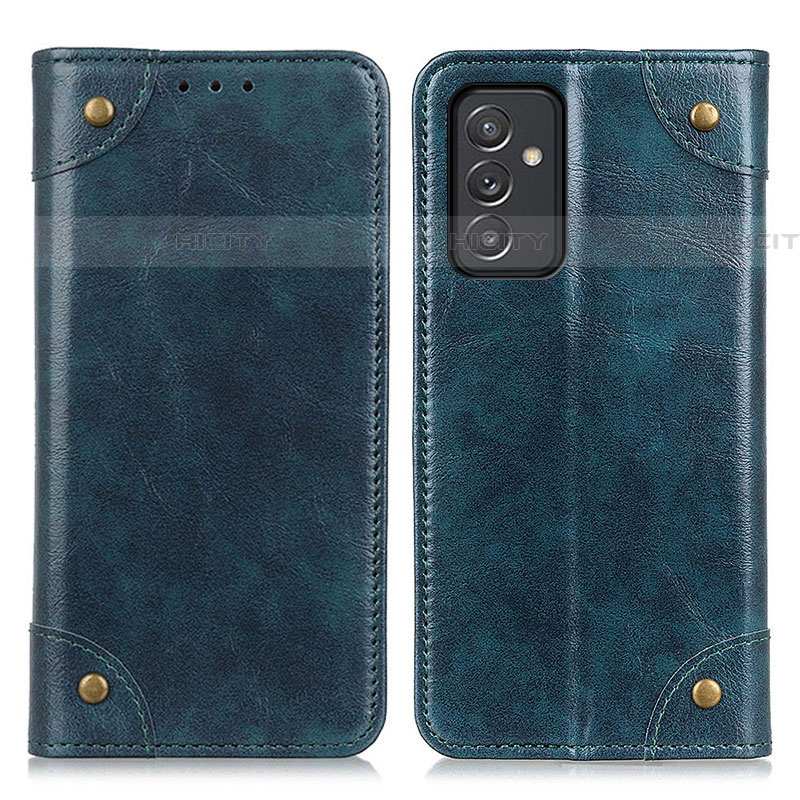 Custodia Portafoglio In Pelle Cover con Supporto M04L per Samsung Galaxy A82 5G Blu