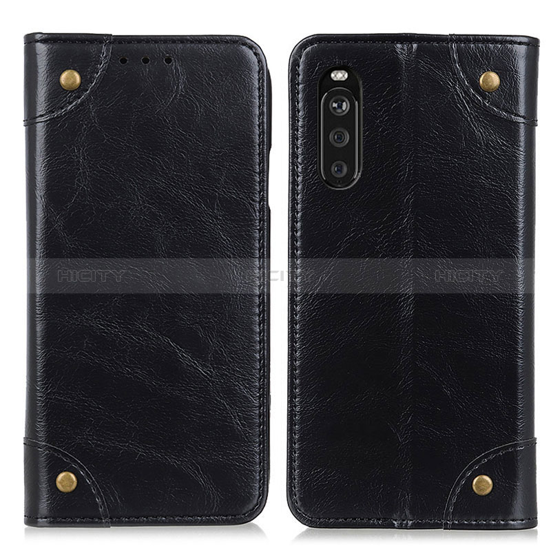 Custodia Portafoglio In Pelle Cover con Supporto M04L per Sony Xperia 10 III Lite