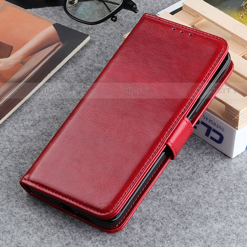 Custodia Portafoglio In Pelle Cover con Supporto M05L per Motorola Moto G200 5G Rosso