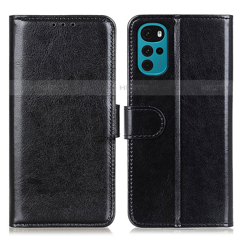 Custodia Portafoglio In Pelle Cover con Supporto M05L per Motorola Moto G22 Nero