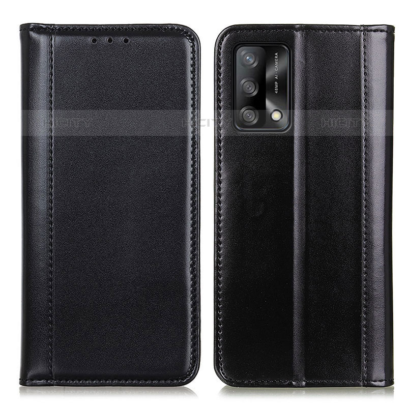 Custodia Portafoglio In Pelle Cover con Supporto M05L per Oppo Reno6 Lite Nero