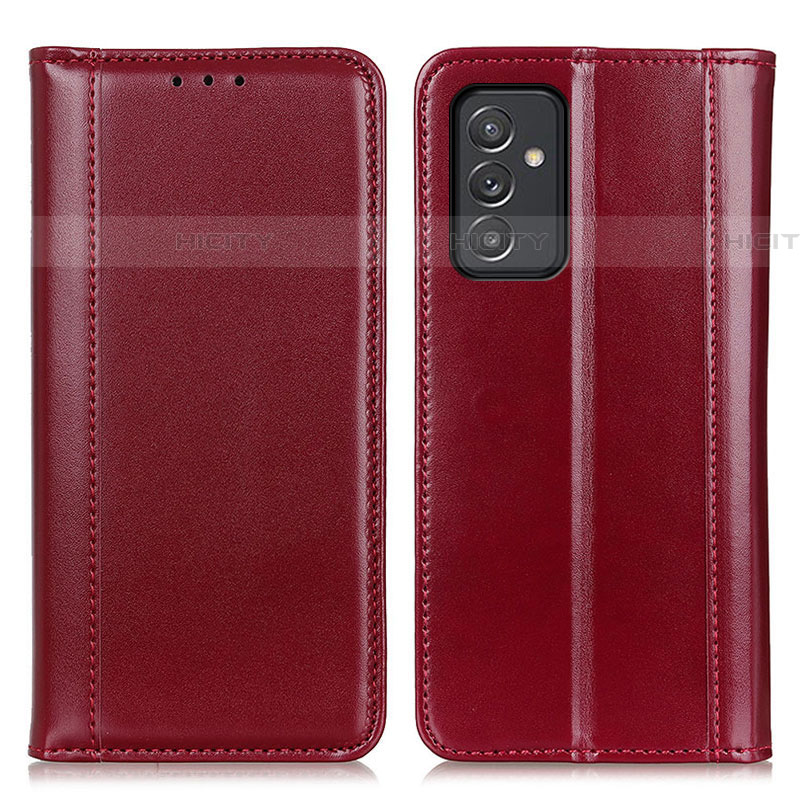 Custodia Portafoglio In Pelle Cover con Supporto M05L per Samsung Galaxy A24 4G Rosso