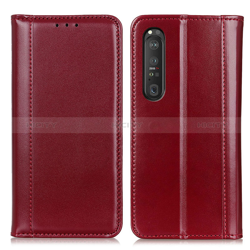 Custodia Portafoglio In Pelle Cover con Supporto M05L per Sony Xperia 1 III