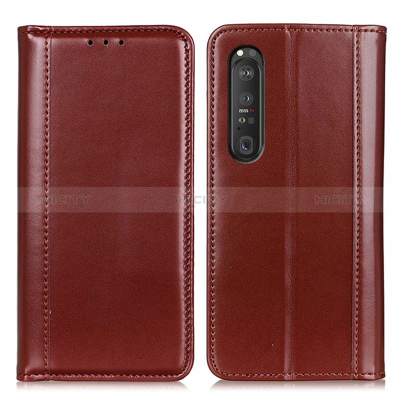 Custodia Portafoglio In Pelle Cover con Supporto M05L per Sony Xperia 1 III