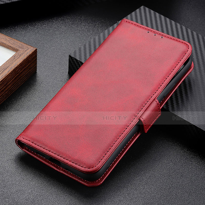 Custodia Portafoglio In Pelle Cover con Supporto M06L per Motorola Moto Edge 30 Pro 5G Rosso