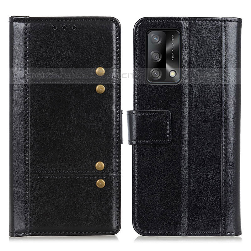 Custodia Portafoglio In Pelle Cover con Supporto M06L per Oppo A74 4G Nero