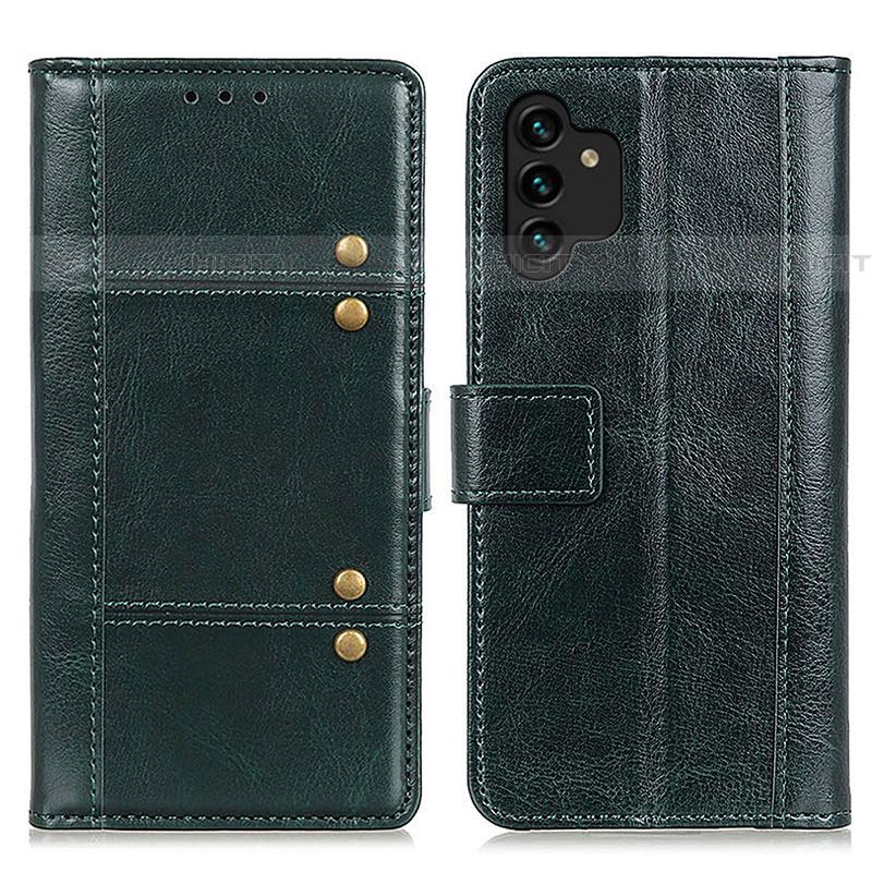 Custodia Portafoglio In Pelle Cover con Supporto M06L per Samsung Galaxy A04s Verde