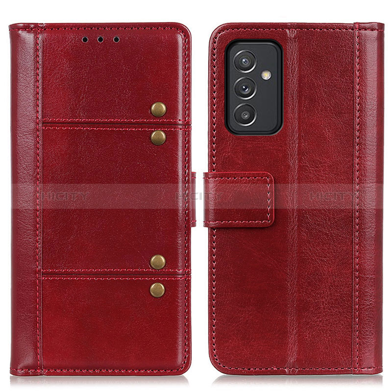 Custodia Portafoglio In Pelle Cover con Supporto M06L per Samsung Galaxy A15 4G Rosso