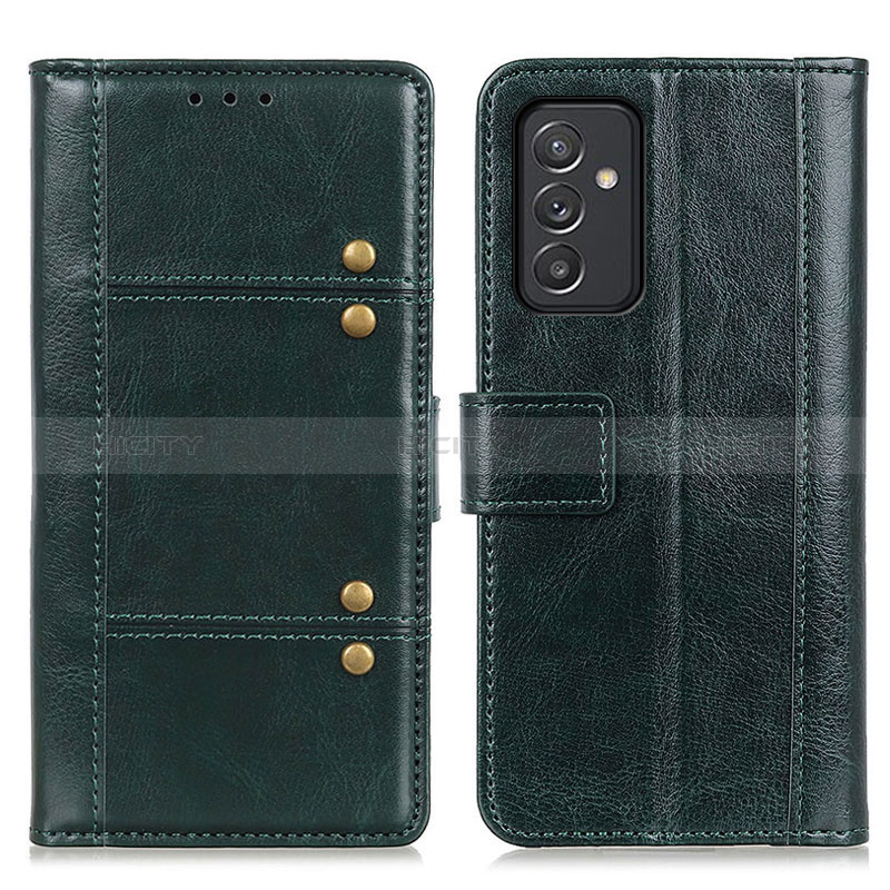 Custodia Portafoglio In Pelle Cover con Supporto M06L per Samsung Galaxy A15 LTE Verde