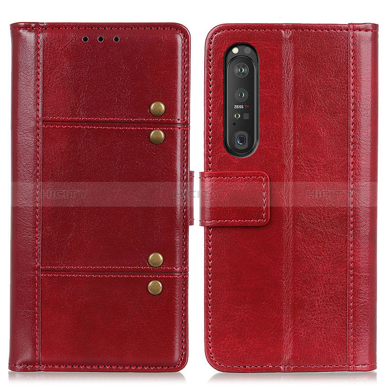 Custodia Portafoglio In Pelle Cover con Supporto M06L per Sony Xperia 1 III