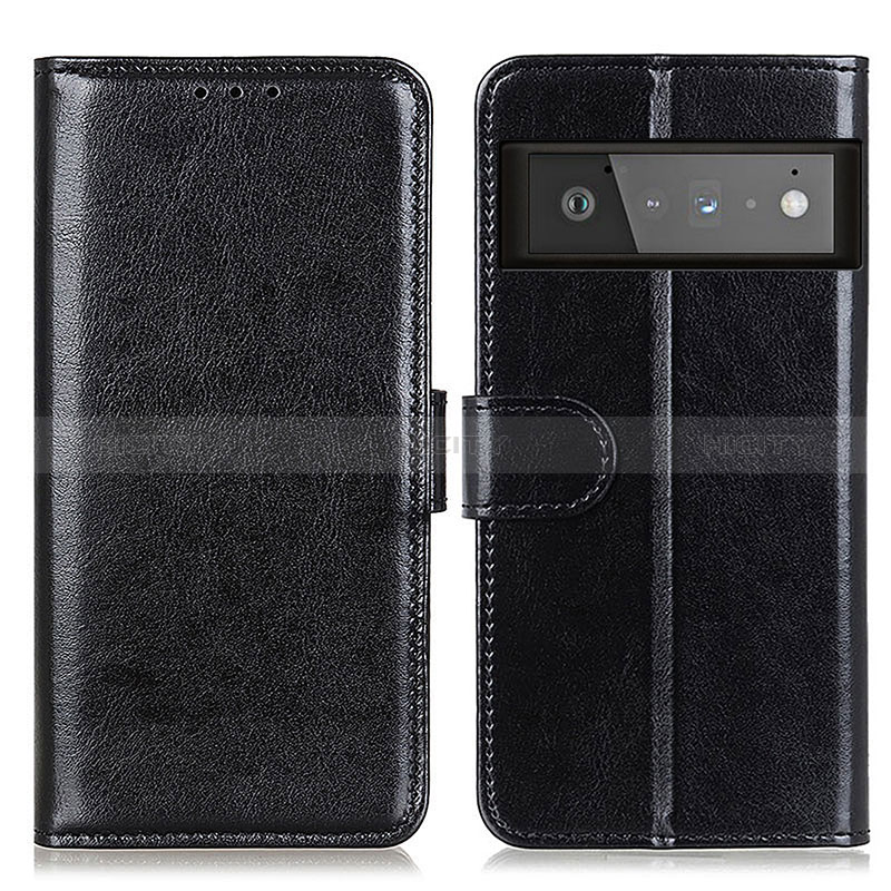 Custodia Portafoglio In Pelle Cover con Supporto M07L per Google Pixel 6 Pro 5G Nero