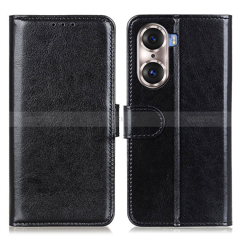 Custodia Portafoglio In Pelle Cover con Supporto M07L per Huawei Honor 60 5G Nero