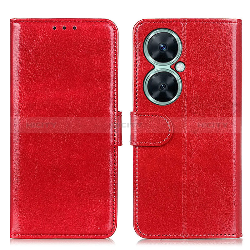 Custodia Portafoglio In Pelle Cover con Supporto M07L per Huawei Nova 11i Rosso